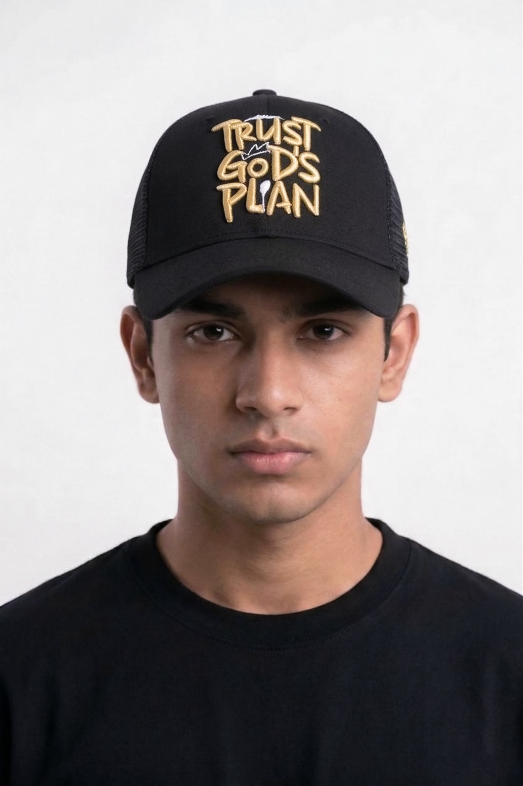 Trust God's Plan Embroidered Trucker Cap