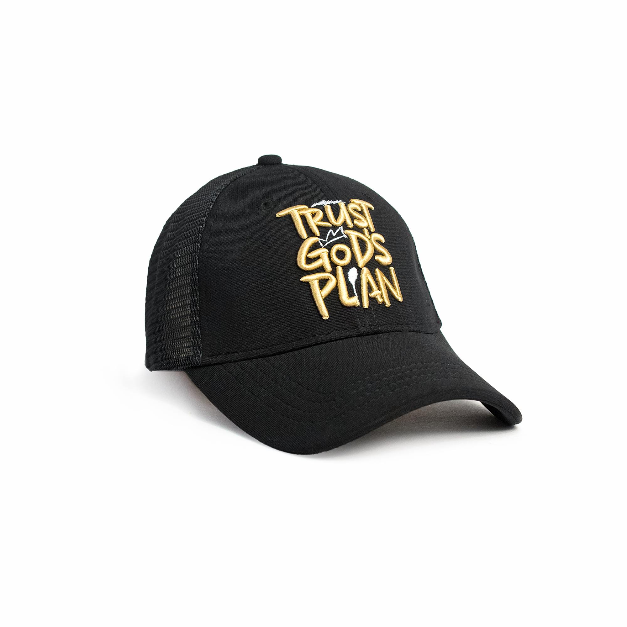 Trust God's Plan Embroidered Trucker Cap